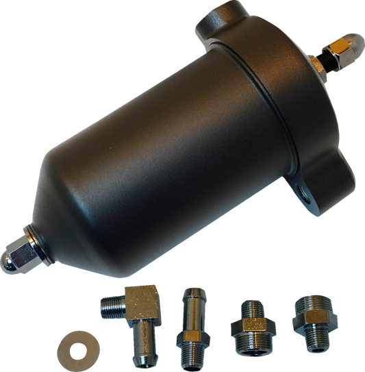 Oil Filter Assembly - Chrome