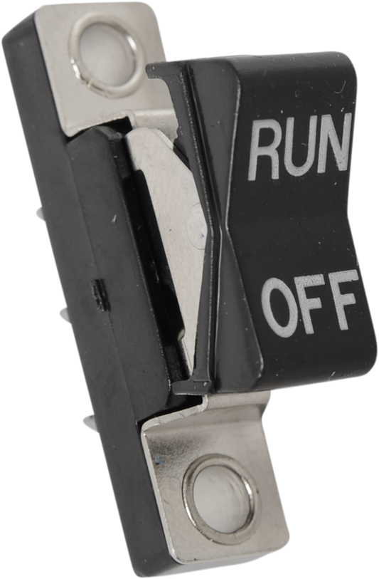 Rocker Switch - Run/Off - Black