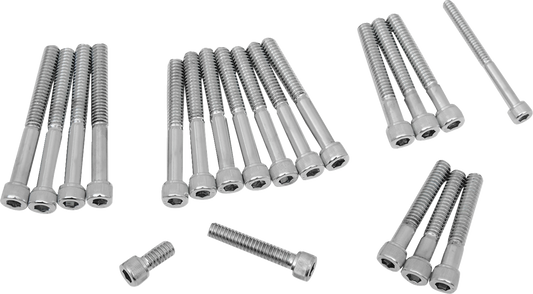 Bolt Set - Cam/Primary Cover - Socket-Head/Knurled - '71-'76 Sportster