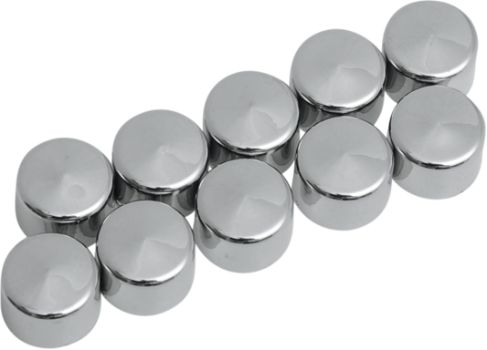 Bolt Covers - 12 Point - 10 mm - Chrome - 10 Pack
