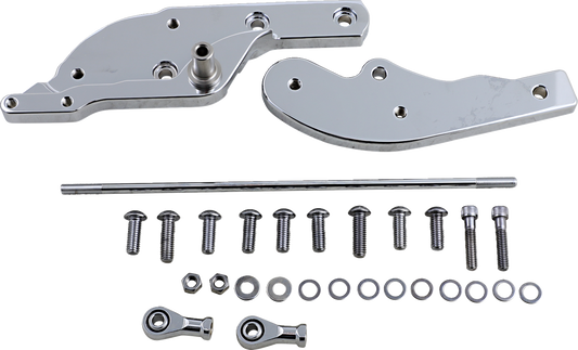 Forward Control Extensions - 3" Forward - Black - FL/FX