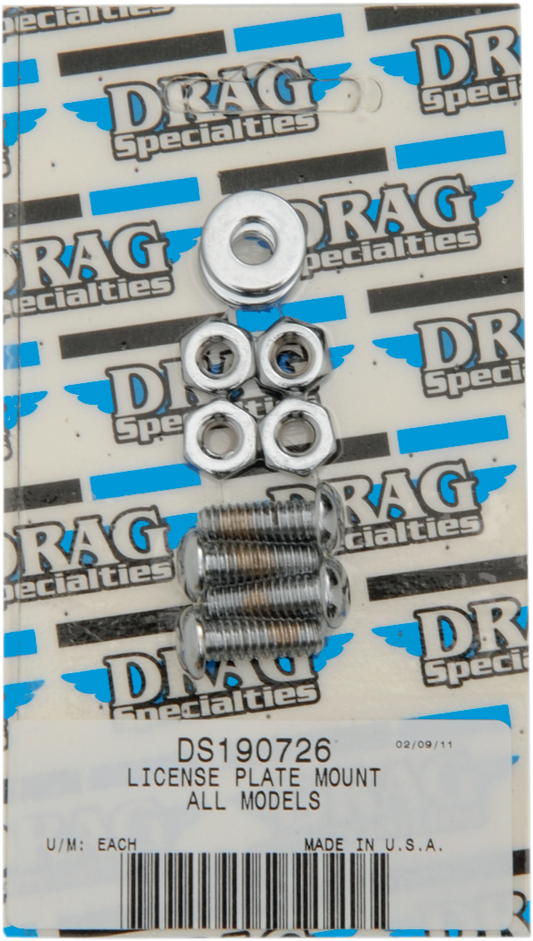 Bolt Set - License Plate Mount - Socket-Head