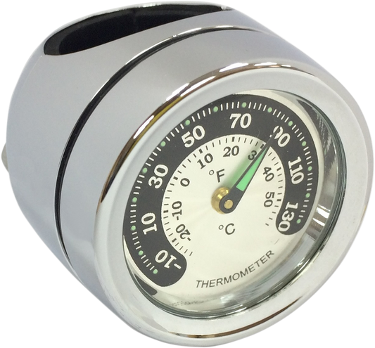 Handlebar Mount Clock - Chrome - For 1.25" Bar