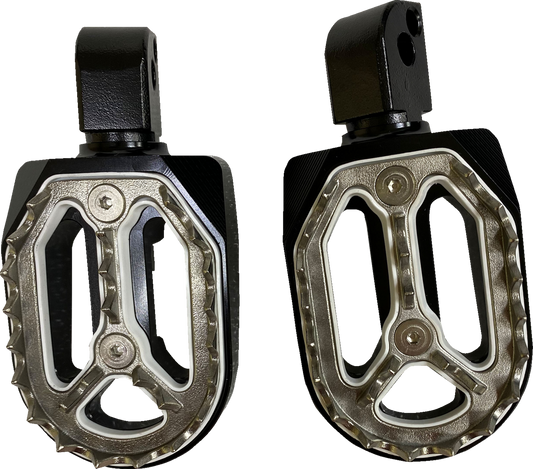 Qualifier Foot Pegs - Black - Passenger