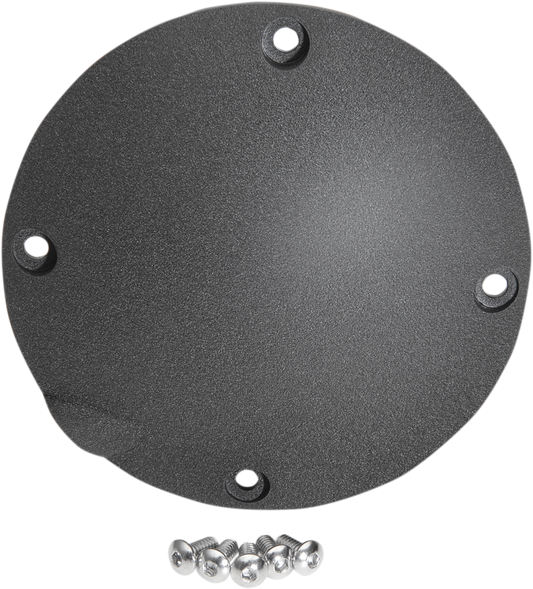 Derby Cover - Wrinkle Black - 5 Hole - '99-'18 Big Twin