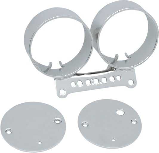 Single Gauge Bracket - Wrinkle Black