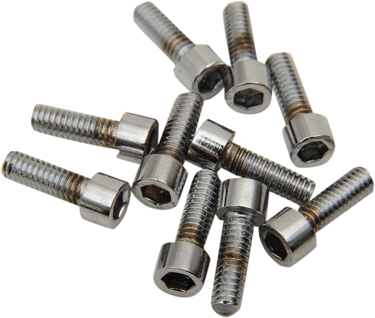 Bolts - Socket-Head - Replacement - Knurled/Coarse Thread - #10-24 x 5/8" - 10 Pack
