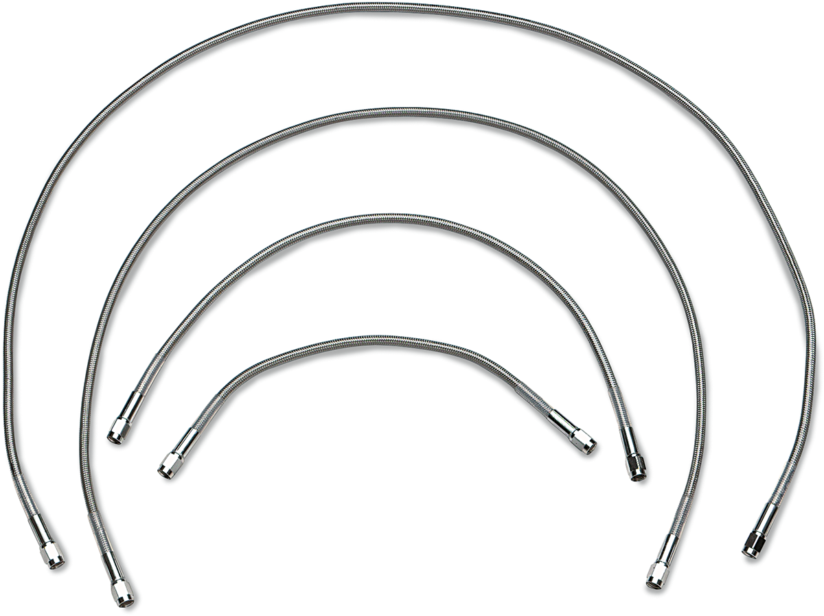 Universal Brake Line - Black - 16"