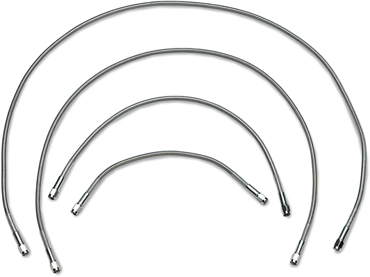 Universal Brake Line - Clear - 9"