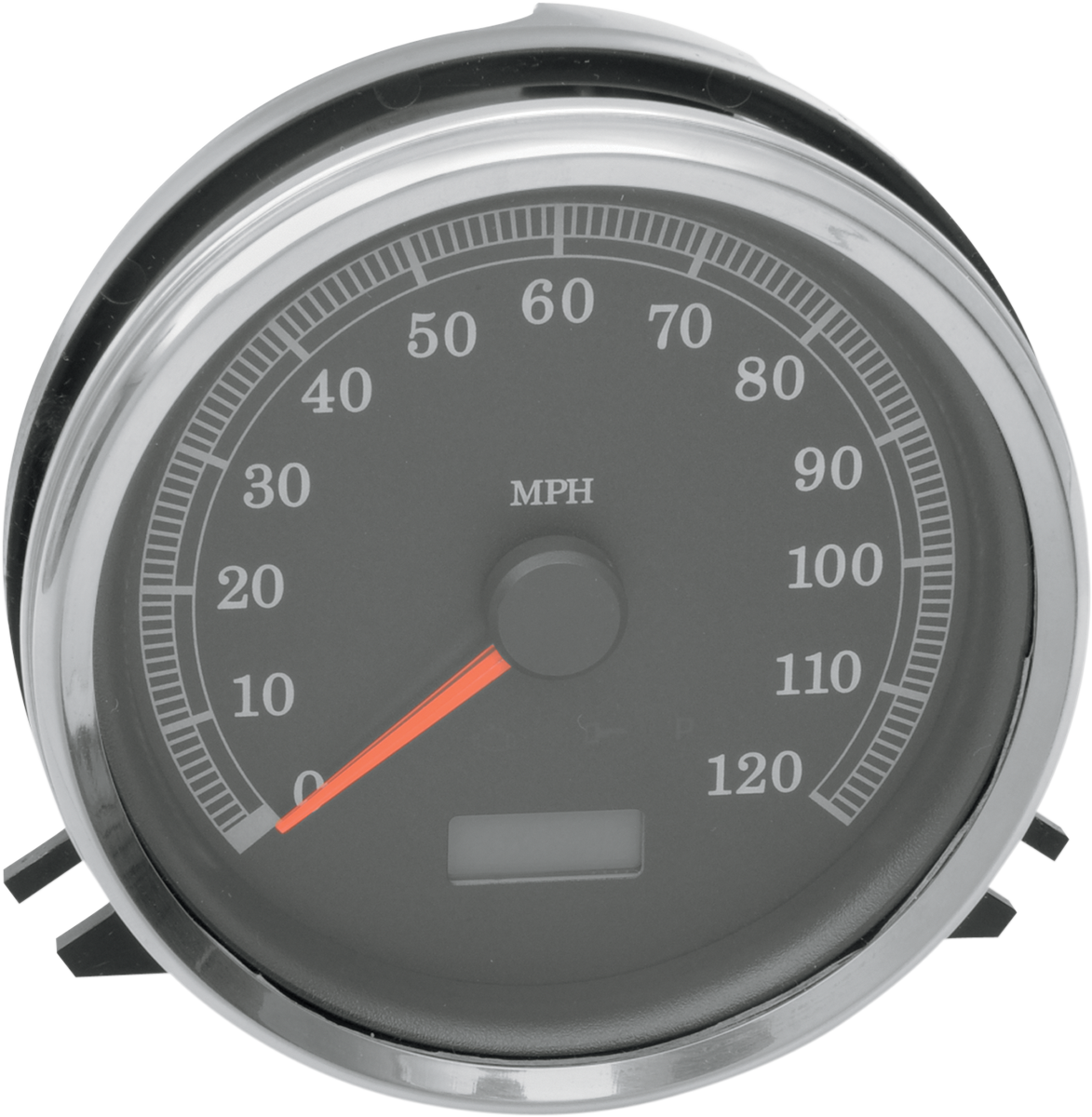Universal 3-3/8" Programmable Electronic Speedometer - KPH - Black Face - Black Bezel