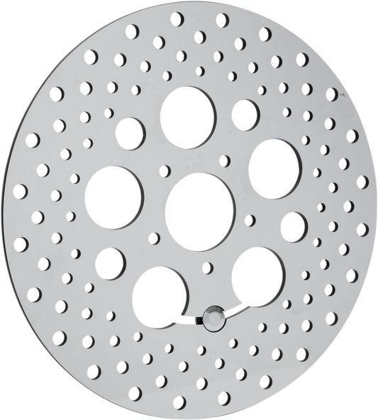 Drilled Brake Rotor - Rear - 11.5" - Harley-Davidson