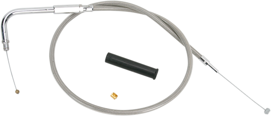 Stainless Braided Throttle Cable - 48"