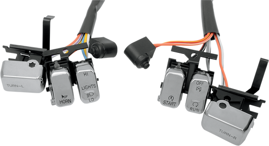 Handlebar Switch Kit - Dimmer/Horn - Chrome