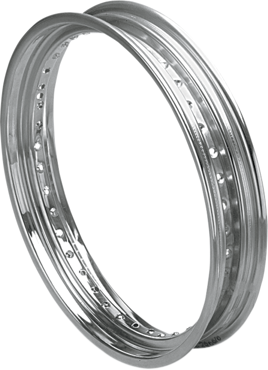 Rim - Drop Center - Rolled Edge - 40 Hole - Silver - 21x2.15