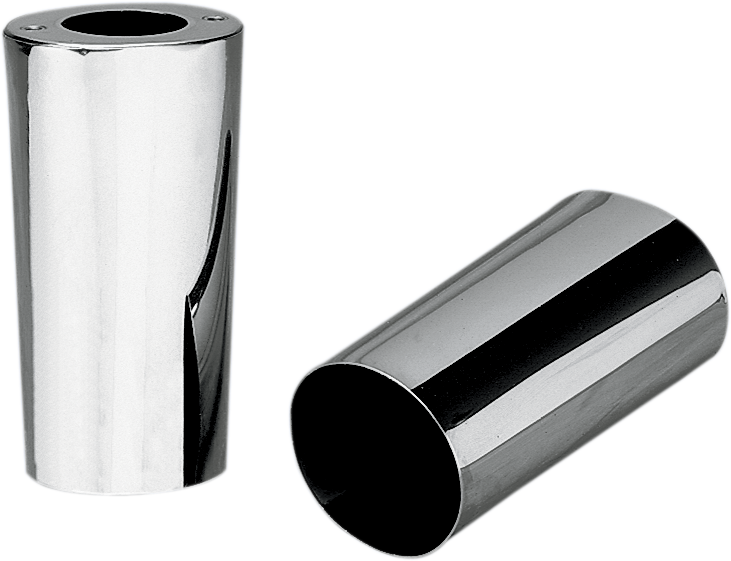 Fork Slider Cover - Stock Length - Black - Smooth