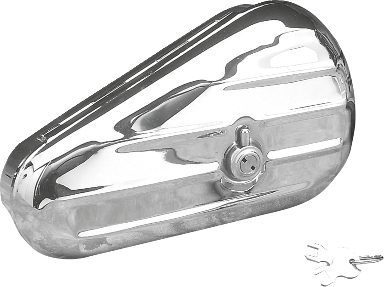 Right Teardrop Toolbox - Chrome