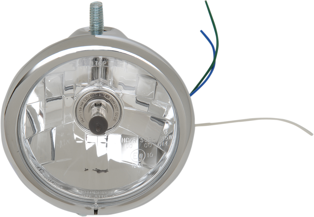 Top Mount Headlight - 5-3/4" - Black