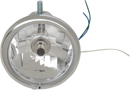 Top Mount Headlight - 5-3/4" - Black