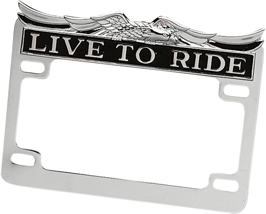 License Plate Frame - Chrome