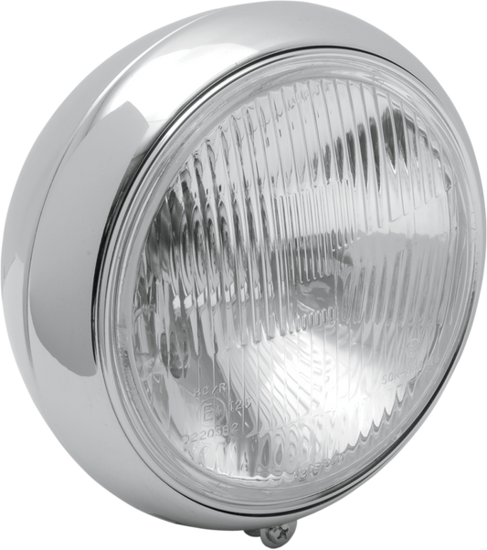 7" Smooth Headlight - FLST - Chrome