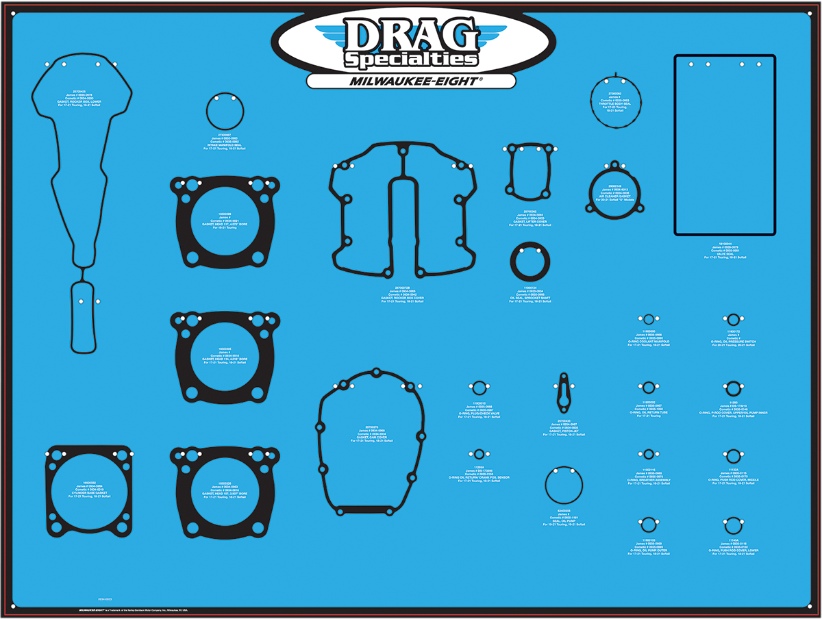 Gasket / Seal / O-Ring Display Board - '17-'25 M8 Motors