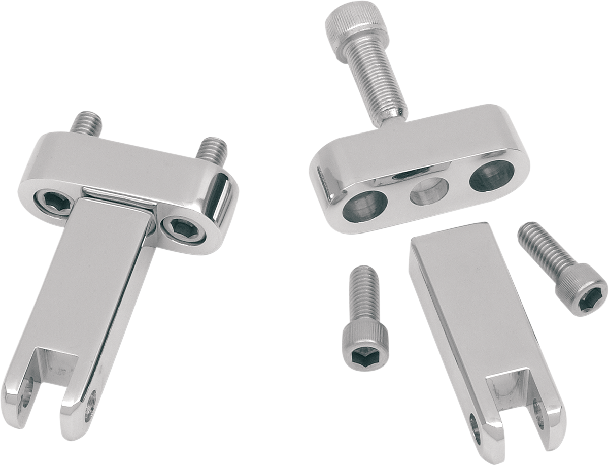 Passenger Peg Mounts - Black - FLH/FLT
