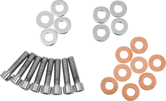 Bolt Set - Rocker Box - Knurled - '84-'03 Harley-Davidson