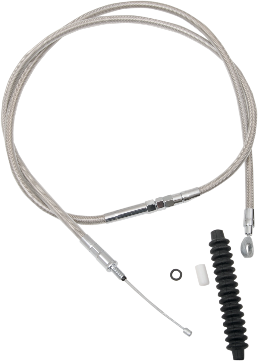 High-Efficiency Braided Stainless Steel Clutch Cable - 70-11/16"