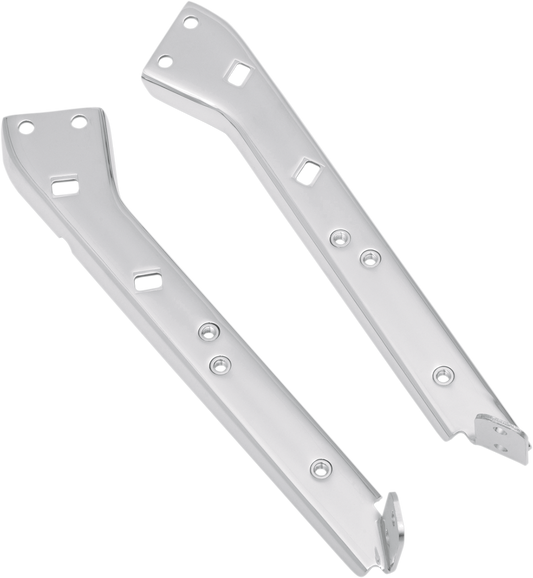 Right Saddlebag Rail Support Bracket - Black