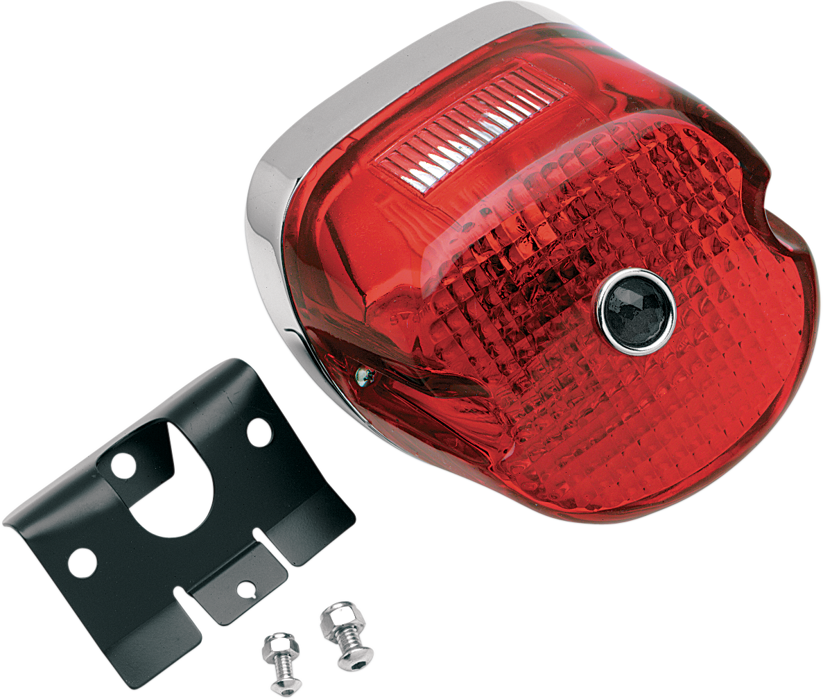 Taillight - Laydown/Blue Dot - Harley Davidson