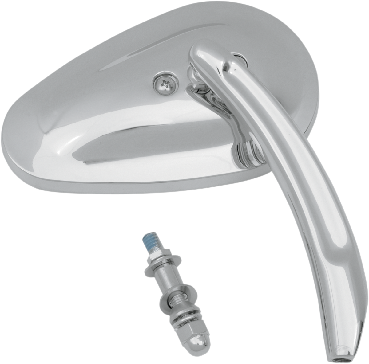 Mirror - Side View - Teardrop - Chrome - Right
