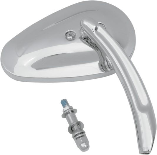Mirror - Side View - Teardrop - Chrome - Left