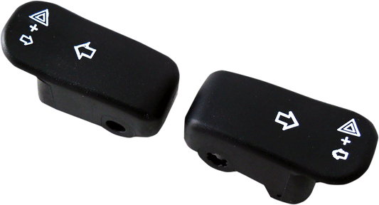Turn Signal Switch Extension Caps - Black