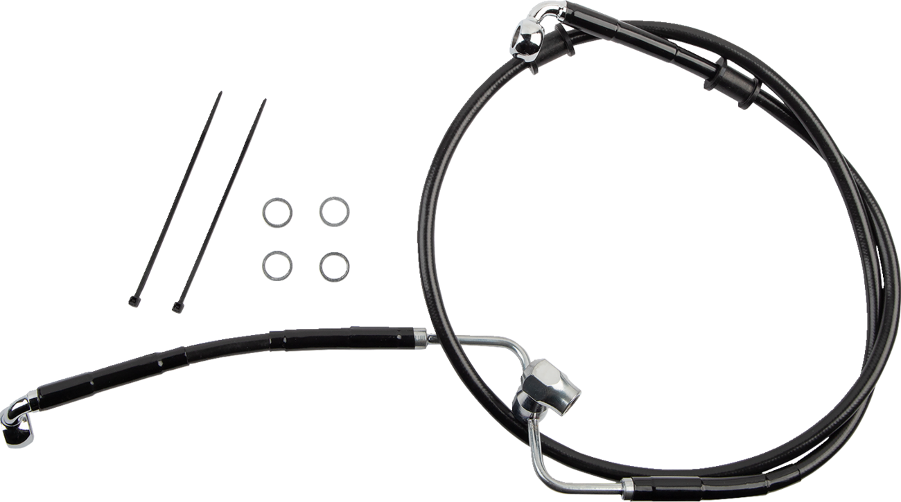 Brake Line - Rear - Master Cylinder to ABS - Stainless Steel