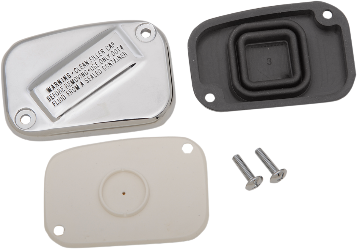 Handlebar Master Cylinder Cover - Front - Chrome