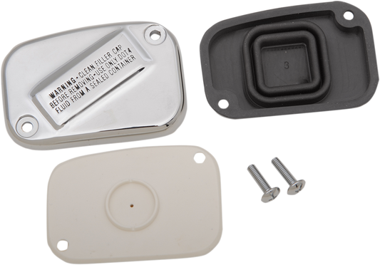 Handlebar Master Cylinder Cover - Front - Chrome