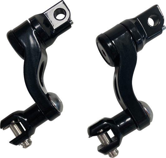 Passenger Peg Mount - Adjustable - Black