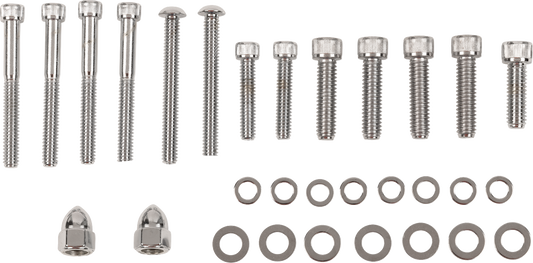 Bolt Set - Transmission End Cover/Bearing Support Plate - Smooth - Softail/Dyna
