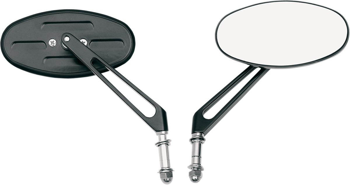 Mirror - Stealth I - Side View - Oval - Chrome