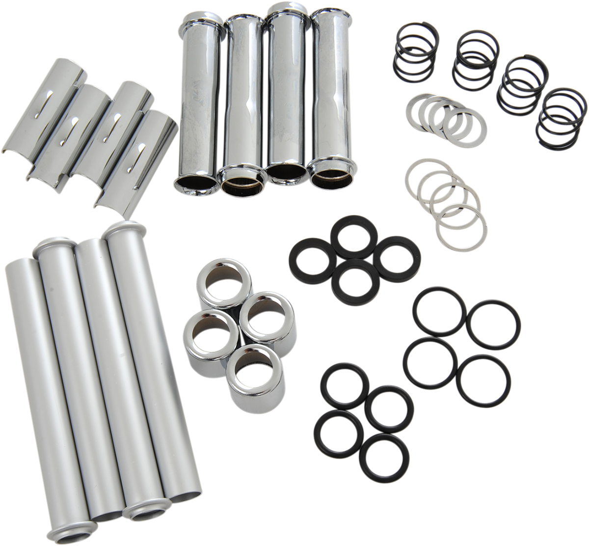 Pushrod Tube Kit - Black - XL