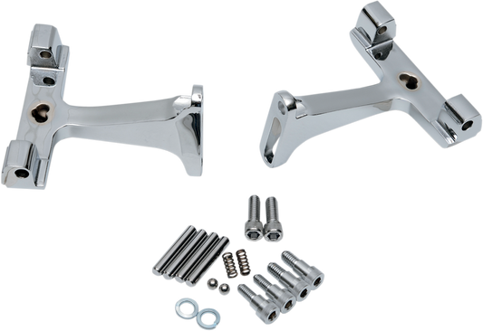 Passenger Footboard Mount - Chrome