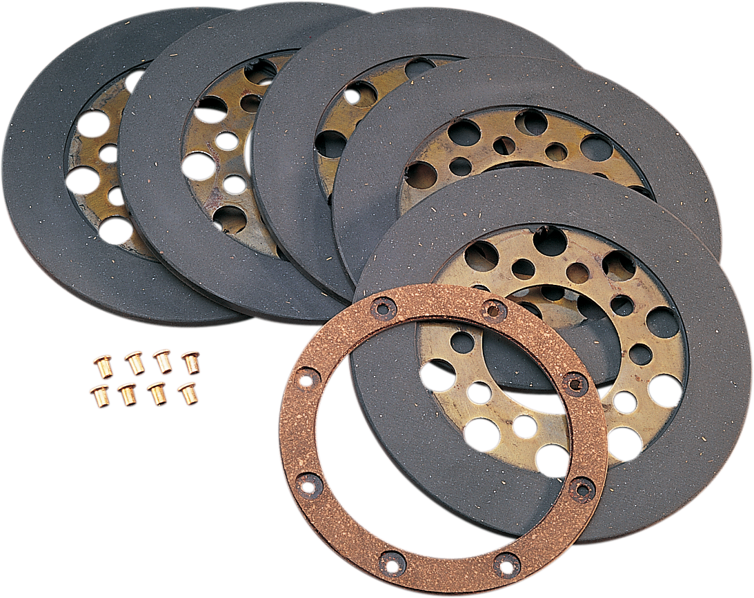 Clutch Plate Kit - '68-E'84 Shovelhead