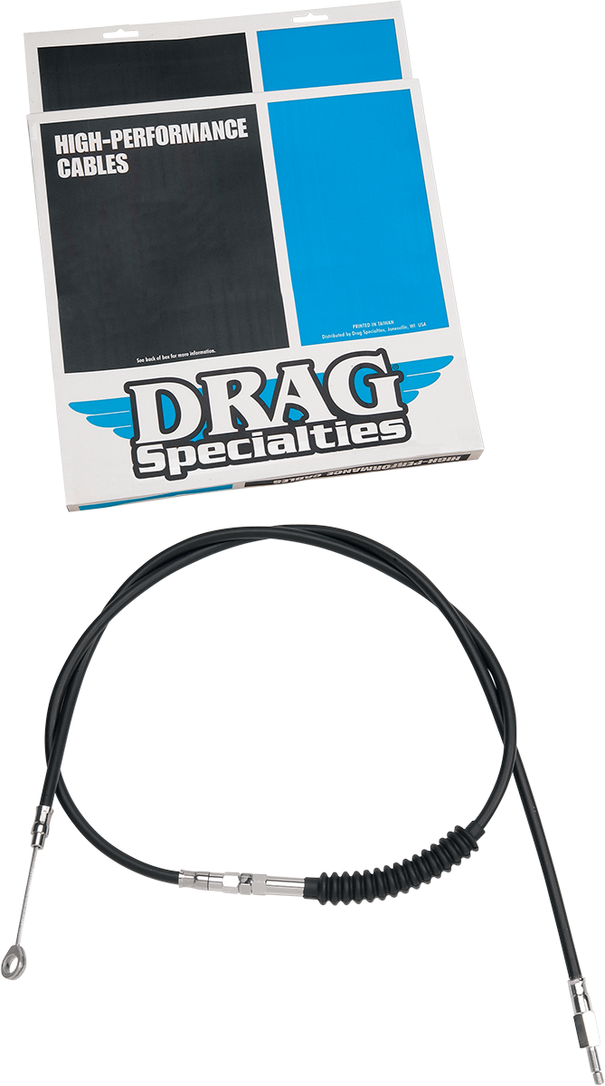 High-Efficiency Black Vinyl Clutch Cable - 80"