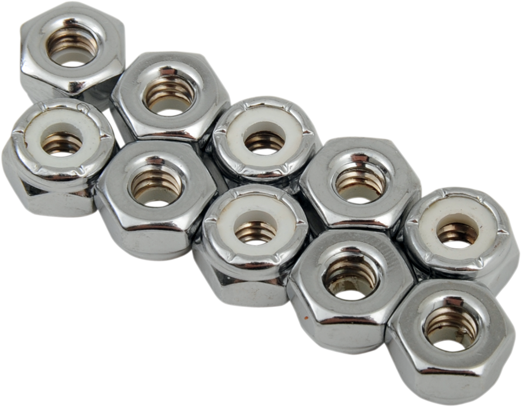 Nuts - Nylon - Chrome - 5/8"-18