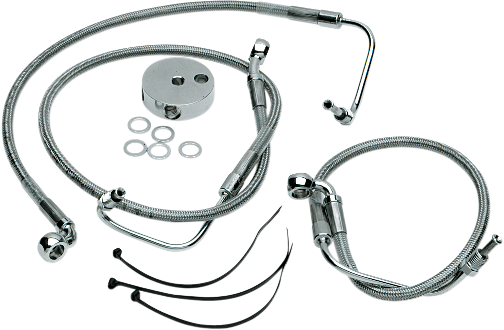 Brake Line - Rear - Stainless Steel