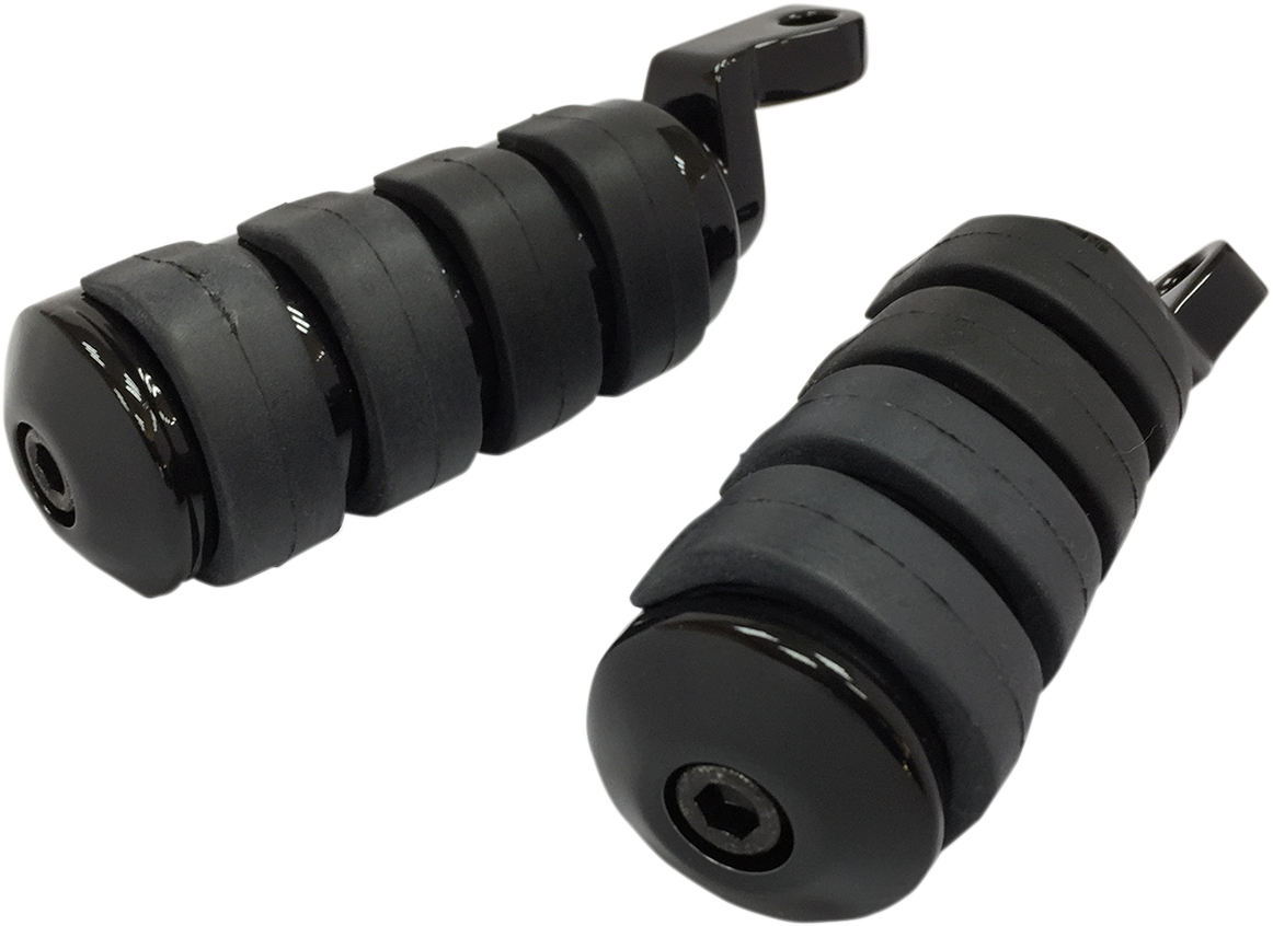 Soft Ride Foot Pegs - Large - Chrome - FL/FX/ELW