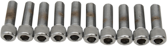 Bolts - Socket-Head/Replacement - Knurled/Fine Thread - 1/4"-28 x 3/4" - 10 Pack