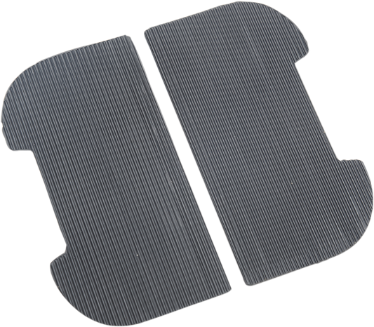 Passenger Floorboards - Black/Chrome - GL1000/1100