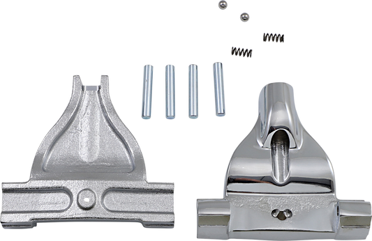 Support Bracket for Passenger Floorboard Mount - Gloss Black