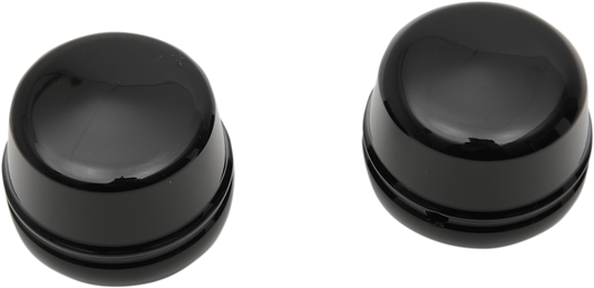 Axle Caps - Black - Rear - Pair